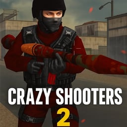 A man holding a gun in a game.